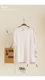 [Natural Garden] MADE N Linen round t-shirt_Comfortable and cool daily T-shirt, Made in Korea